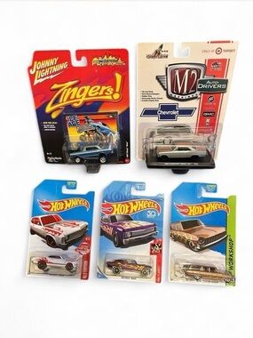 Hot Wheels, Johnny Lightning, and M2 Machines Chevy Nova Die-Cast Collection